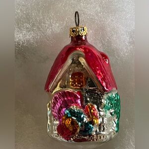 VINTAGE German Turkey House Ornament
